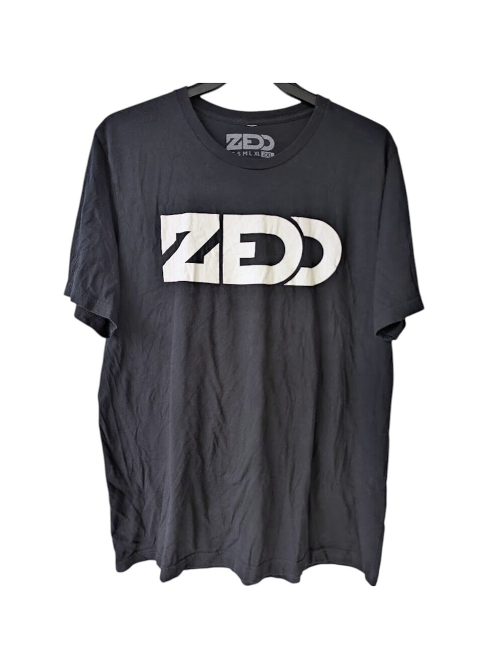 ZEDD DJ Band T-Shirt Mens 2XL Black Graphic Logo Concert EDM Festival Tee 25x31